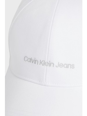 Calvin Klein Logolu Organik Pamuklu Şapka K60K6088490LI Bayan Şapka K60K608849 0lı