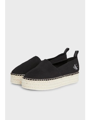 Calvin Klein Platform Espadril Ayakkabı YW0YW01378BEH Kadın Espadril YW0YW01378 Beh