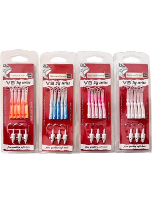 Osaka Naniwaosakashi V8 Jig Series 8cm 5.5gr Silikon Yem