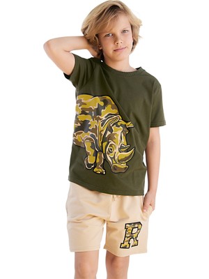 Mshb&G Rhino Erkek Çocuk T-Shirt Şort Takım