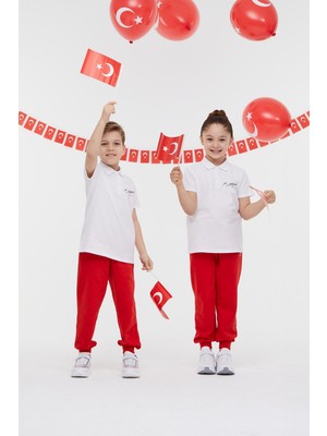 Lumberjack Ul 12ATA02 4fx Beyaz  Çocuk Kısa Kol T-Shirt