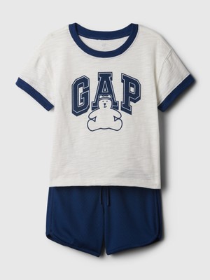 Gap Erkek Bebek Beyaz Gap Logo Mix And Match Outfit Set