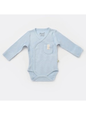 Miniworld Bibaby Biorganic Soft Modal Eldivenli Kruvaze Body 56904 Mavi