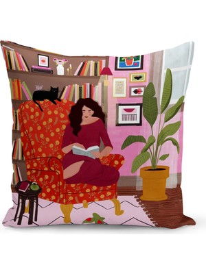 Bertille Home Bohem Serisi Çift Tarafı Dijital Baskılı Kırlent Kılıfı (Bohem Cushion Cover)