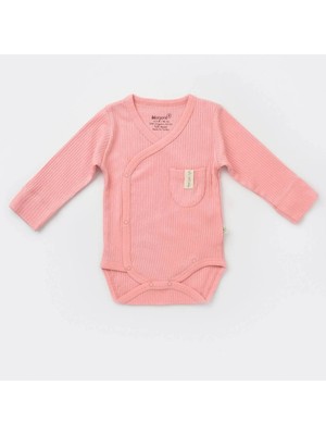 Miniworld Bibaby Biorganic Soft Modal Eldivenli Kruvaze Body 56904 Pembe