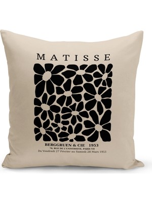 Bertille Home Sanat Serisi Çift Tarafı Dijital Baskılı Kırlent Kılıfı (Art Cushion Cover)