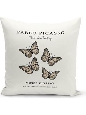 Bertille Home Sanat Serisi Çift Tarafı Dijital Baskılı Kırlent Kılıfı (Art Cushion Cover)