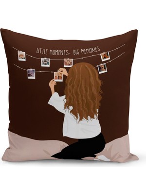 Bertille Home Bohem Serisi Çift Tarafı Dijital Baskılı Kırlent Kılıfı (Bohem Cushion Cover)