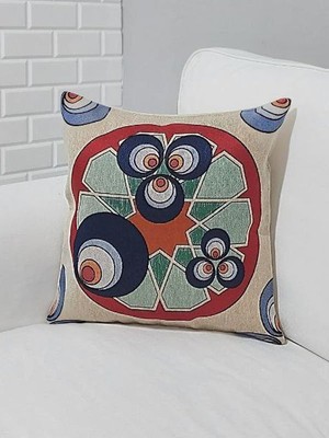 Körfez Kırlent Goblen Dokuma Kırlent Kılıfı 43X43CM