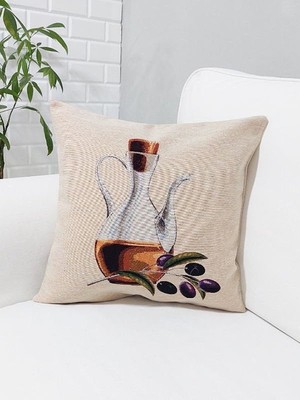 Körfez Kırlent Goblen Dokuma Kırlent Kılıfı 43X43CM