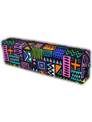 Skaer Apex Tek Gözlü Baskılı Kalem Kutusu