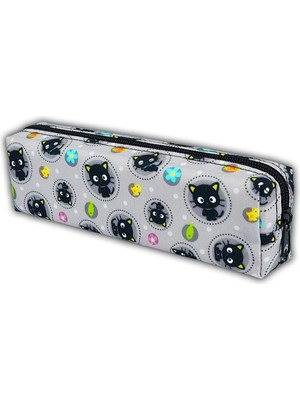 Skaer Apex Tek Gözlü Baskılı Kalem Kutusu