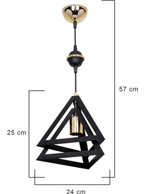 Lumen İstanbul Sorti Küre Sarkıt Gold