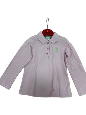 U.S. Polo Assn. Kız Çocuk  Polo Yaka Sweatshirt