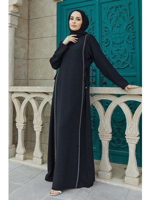 Vavinor Yandan Bağlamalı Elbise - Siyah