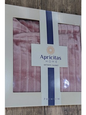 Apricitas Home Blush Premium Çift Kişilik 600 Gsm Battaniye 200*220 cm