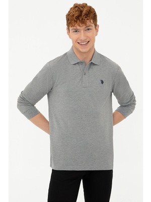 U.S. Polo Assn. Gri Erkek Sweatshirt