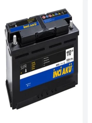 İnci 12 V 110 Ah (Amper) Alçak Tip Inci Akü.!! Güncel - Yeni Üretim.!!