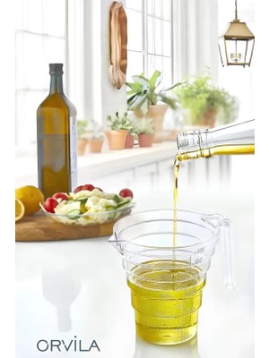 Orvila Masterchef 500 ml Sıvı Ölçü Kabı Kulplu