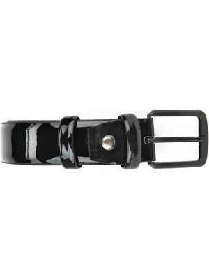 Ziya Ziya, Suni Deri 3.5 cm Erkek Kemer 141980Z1012 Siyah