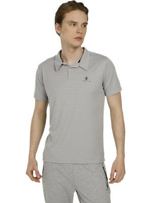 Lumberjack 4m M-CT461 Sherman T-Sh 4fx Gri Erkek Polo Tshirt
