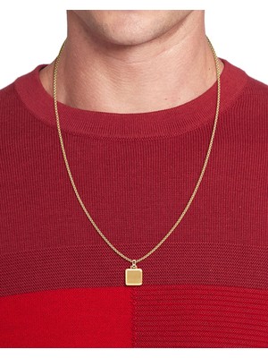 Tommy Hilfiger Erkek Gold Çelik Kolye – THJ2790544