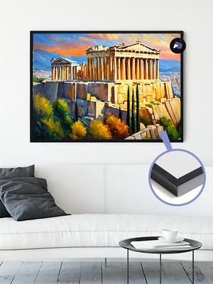 Postermanya Yunanistan Atina Akropolis Çerçeveli Tablo