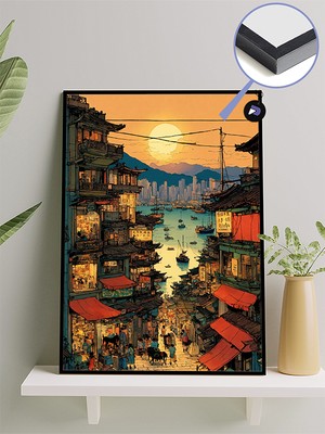 Postermanya Japonya Tokyo Çerçeveli Tablo