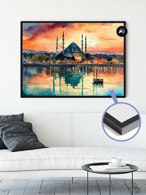 Postermanya Türkiye Istanbul Boğazı Çerçeveli Tablo