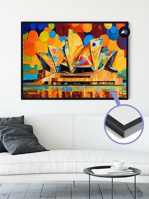 Postermanya Avustralya Sidney Çerçeveli Tablo