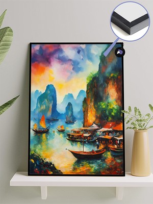 Postermanya Tayland Phuket Doğa Çerçeveli Tablo
