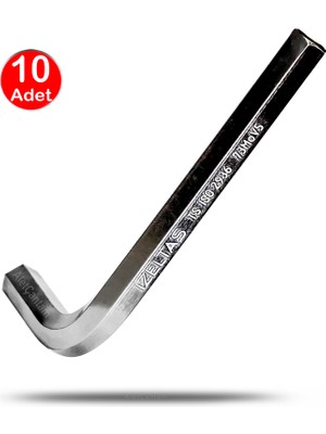 İzeltaş Alyan Anahtar Altı Köşe Allen 1.5 mm - 10 Adet