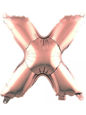 Kidspartim x Harf Rose Gold Folyo Balon 40 Inc 100 cm