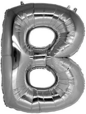 Kidspartim B Harf Gümüş Folyo Balon 40 Inc 100 cm