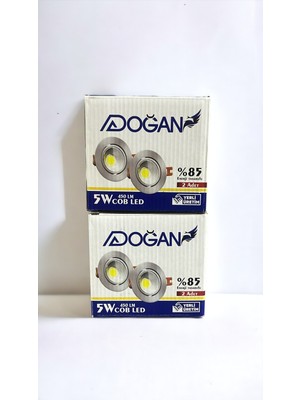 A Doğan 5W Crom Kasa  Cob LED  4lü Paket