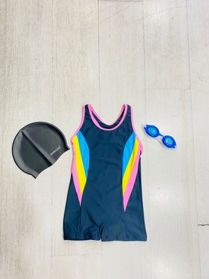 GC GÖKHAN CLUB Çocuk Yüzme Seti Mayo Deniz Gözlüğü Bone