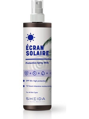 Sheida Ecran Solaire Koruyucu Sprey Süt Spf 50+ 200ML