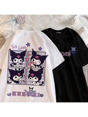 Köstebek Beyaz Anime Harajuku Kuromi - Postcard Photos () T-Shirt