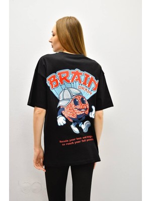 Brain Baskı T-Shirt