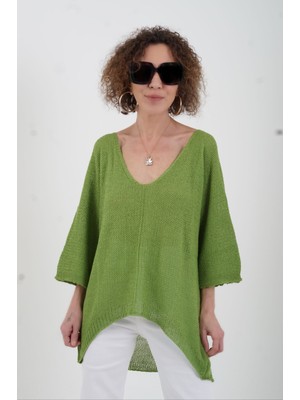 Zelish My Sister Yeşil Pike Örgü Triko