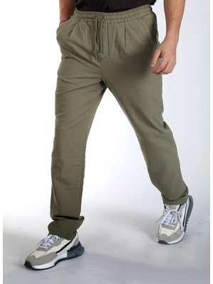 Lee Cooper Normal Bel Regular Fit Haki Erkek Chino Pantolon 242 Lcm 221004 New Beach Haki