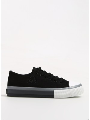 Benetton Siyah - Beyaz Erkek Çocuk Sneaker BNI-10041