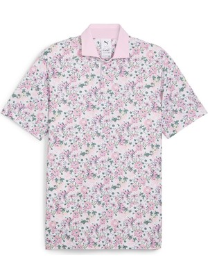 Puma Ap Floral Polo Tshirt / Erkek Çiçek Baskılı Golf Tshirt