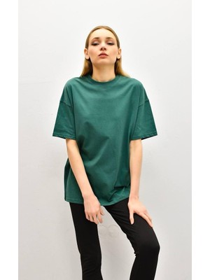 Unisex Zümrüt Basic T-Shirt