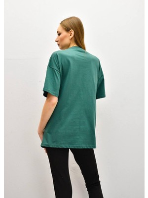 Unisex Zümrüt Basic T-Shirt