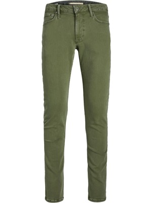 Jack & Jones Düşük Bel Slim Fit Yeşil Erkek Denim Pantolon Jjıglenn Jjevan Cj 977 Sn