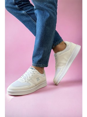 Liger Erkek Günlük Sneaker Rahat Spor Ayakkabı BEYAZ