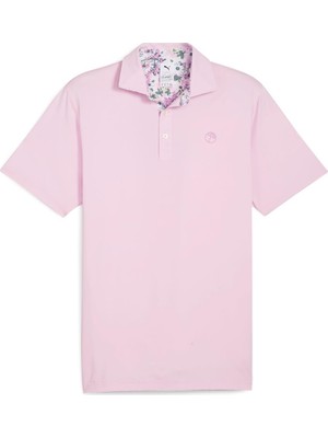 Puma Ap Floral Trim Polo Tshirt / Erkek Golf Tshirt