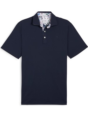 Puma Ap Floral Trim Polo Tshirt / Erkek Golf Tshirt