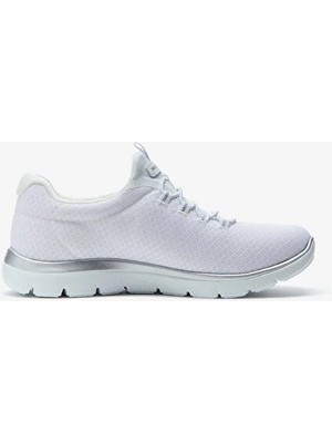 Wsl Skechers Summits Kadın Spor Ayakkabı 12980TK Beyaz/gümüş